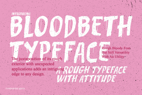 Bloodbeth: A Display Font with Gothic Charm