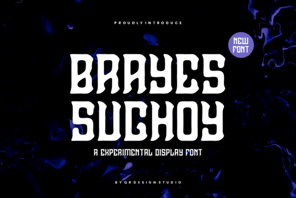 Brayes Sughoy: A Bold Display Font for Digital Design