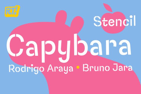 Bringing Brand Playfulness to Life with Capybara Stencil Font
