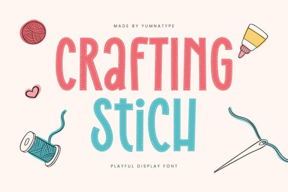 Crafting Stich: A Delicate Display Font for Modern Campaigns