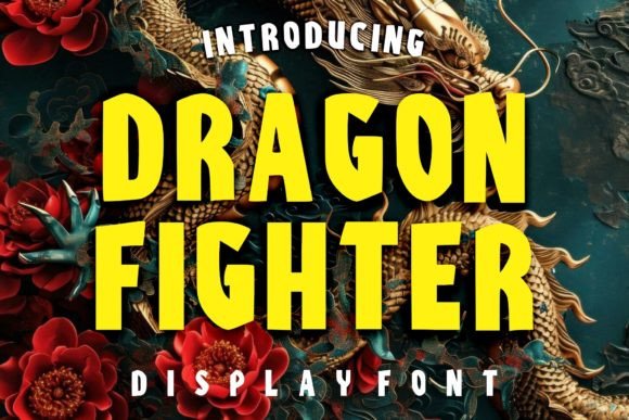 Dragon Fighter: A Display Font for Editorial Storytelling