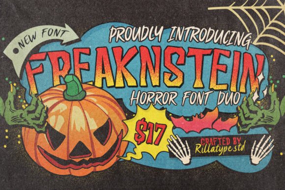 Freaknstein: A Typeface Engineered for Digital Atmosphere
