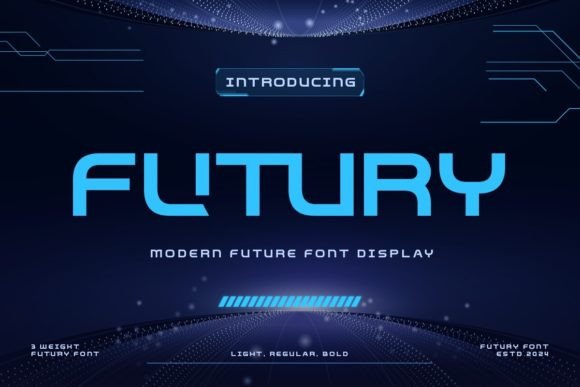 Futury: A Display Font with Tomorrow's Character