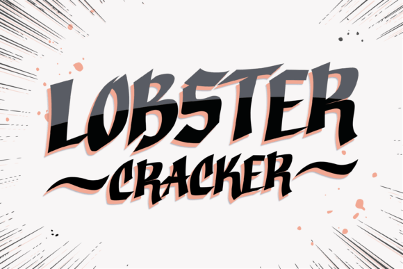 Lobster Cracker: A Playful Font for Handmade Products