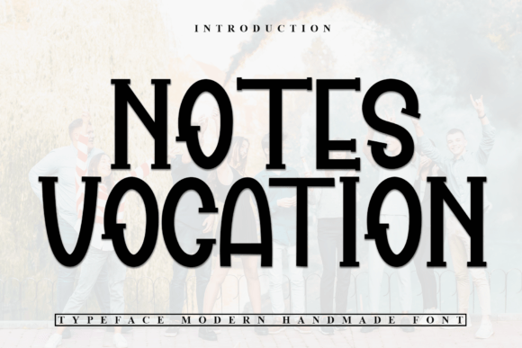 Notes Vocation: A Gentle Font for Editorial Atmosphere