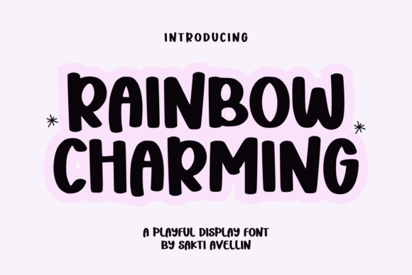 Rainbow Charming: A Handcrafted Font for Makers