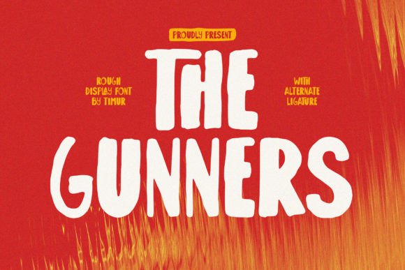 Reviewing The Gunners Font in Real Branding Work