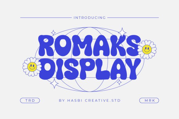 Romaks: A Retro Display Font for Campaigns That Stand Out