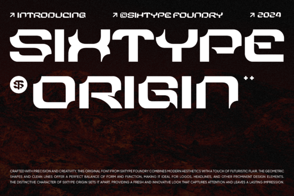 Sixtype Origin: A Display Font Designed for Modern Web Layouts