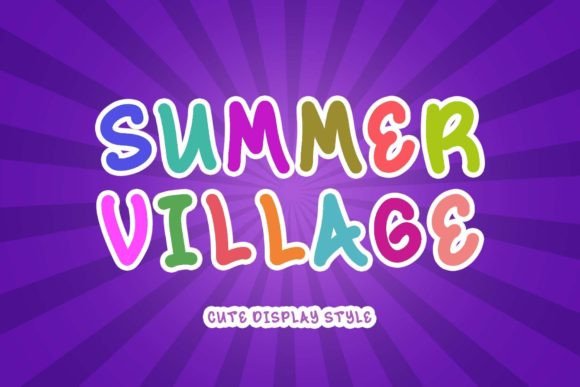 Summer Village: A Font That Makes Your Brand Feel Like a Friend