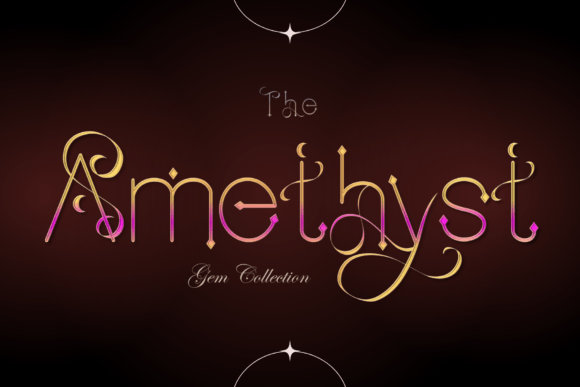 The Amethyst Font: A Gem for Crafters & Product Creators