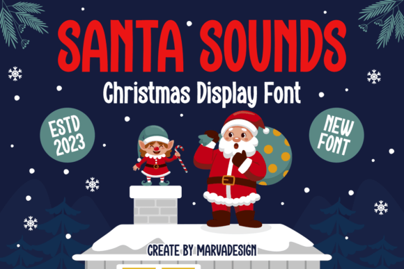 The Santa Sounds Font: A Crafters Perfect Holiday Typeface