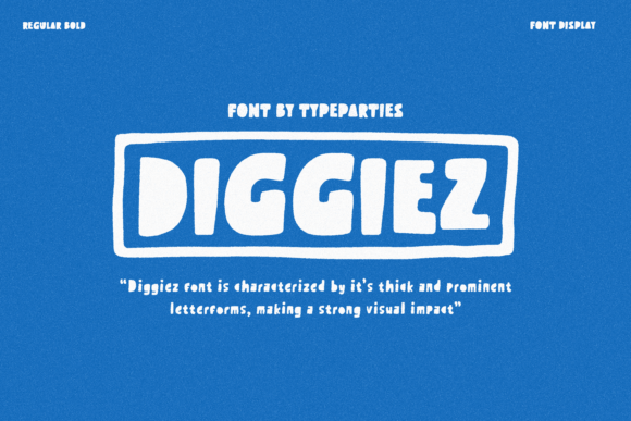 Using the Diggiez Font for Playful Brand Identity Projects